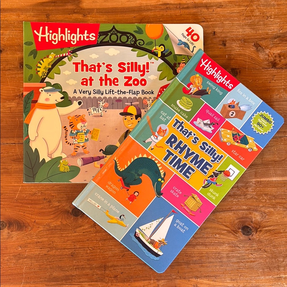 Highlights Set of 2 That’s Silly! Hardcover Books